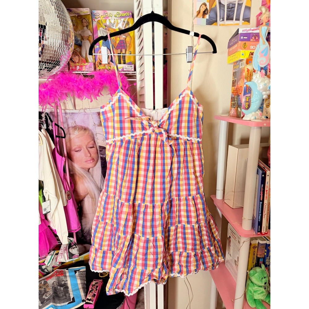 English Factory Gingham Size Medium dress‎